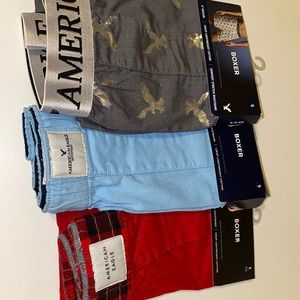3 American Eagle BOXERS size S
